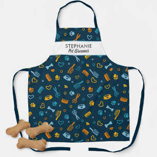 Tablier Chien Groomer Animaux Salon Outils Personnalisé No