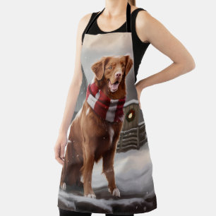Tablier Chien Nova Scotia Duck Tolling Retriever dans la n