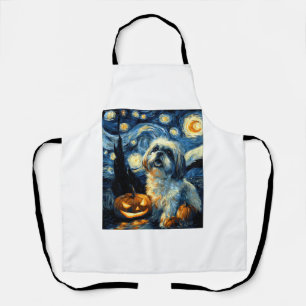 Tablier Chien Shih Tzu mignon citrouille de Halloween Jack