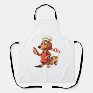 Tablier Chien Teckel Drôle Weenie Saucisse Hotdog Sandwich
