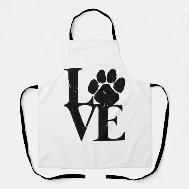 Tablier Chiens Aiment Chiens (Recto)
