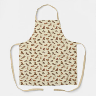 Tablier Chiens de fouille - motif de vacances de plage.