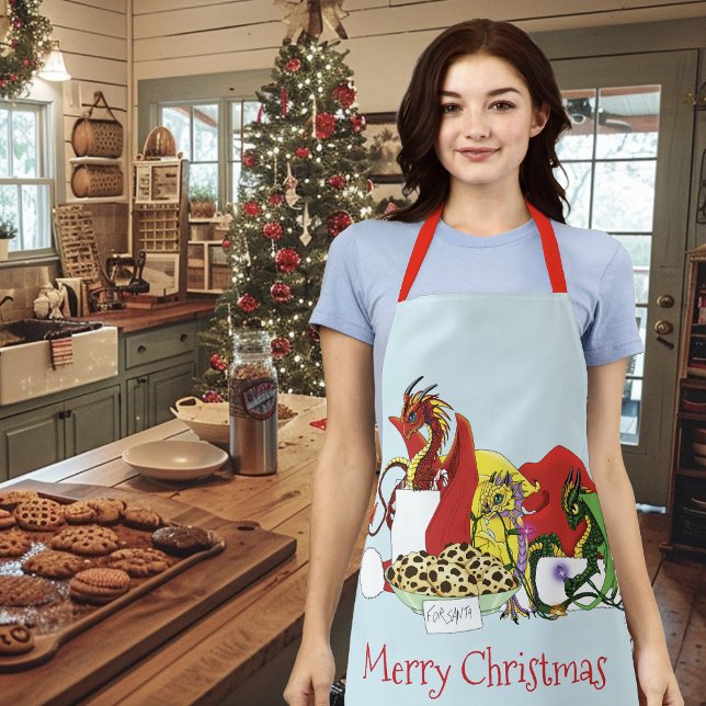 Tablier Chiffres de biscuits de lait père Noël (Créateur téléchargé)