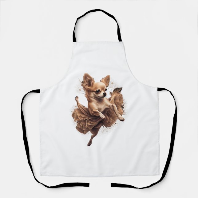 Tablier Chihuahua  Ballerine  Ballet  Danse  Danse       (Recto)