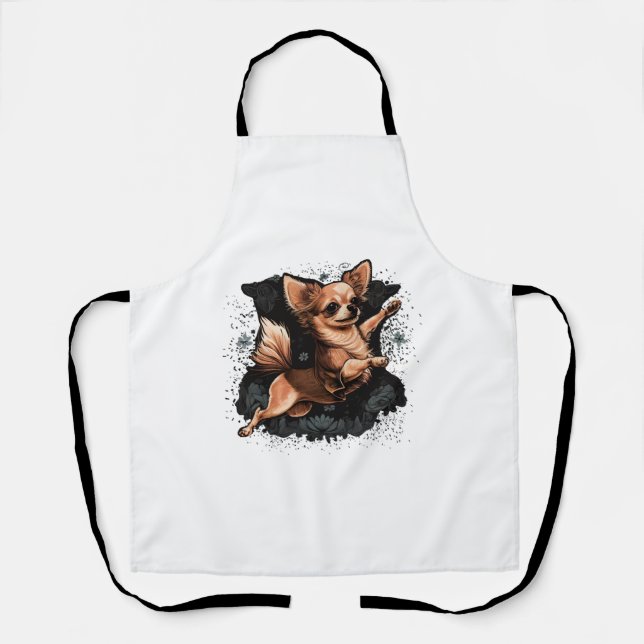 Tablier Chihuahua  Ballerine  Ballet  Danse  Danse  (Recto)