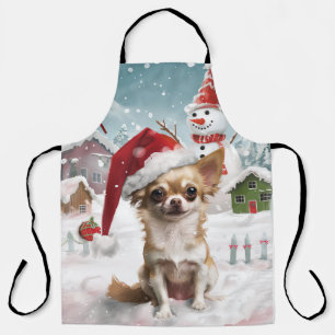 Tablier Chihuahua Merveilleux Noël Joyeux Noël
