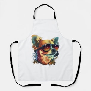 Tablier Chihuahua peinture Abstraite couleur mignonne chie