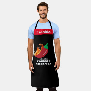 Tablier Chili Cookoff Champion Apron - Flamme sur mesure c