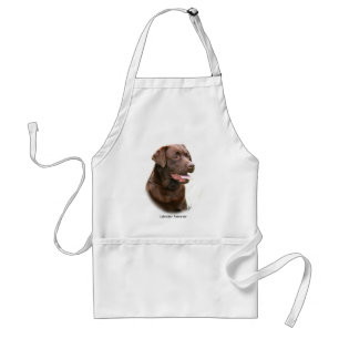 Tablier Chocolat labrador retriever