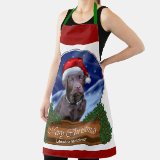 Tablier Chocolat Labrador Retriever Cadeaux de Noël