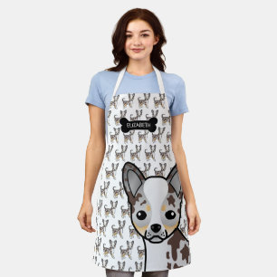 Tablier Chocolat Merle Smooth Coat Chihuahua Chig & Nom