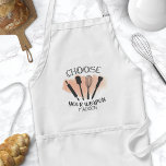 Tablier Choisissez votre citation de cuisson amusante d'ar<br><div class="desc">Choisissez Votre Arme Drôle Citation De Cuisson Adulte Adulte Apron. Cute tablier de chef avec une drôle de citation d'humour cuisine. Personnalisez cette conception d'humour de cuisine personnalisée avec votre propre nom ou texte.</div>