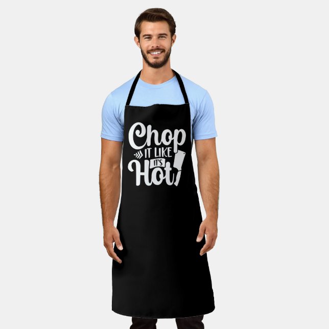 Tablier Chop it Like it's Hot Funny Cute (Porté)
