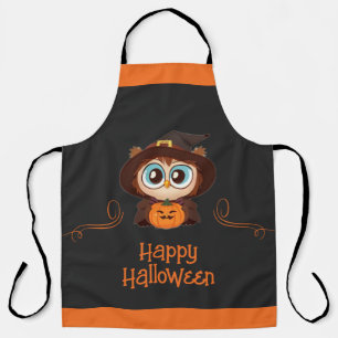 Tablier Chouette/Automne/Automne/Halloween/citrouille