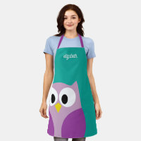 Chouette de dessin mignonne aux grands yeux - Nom 