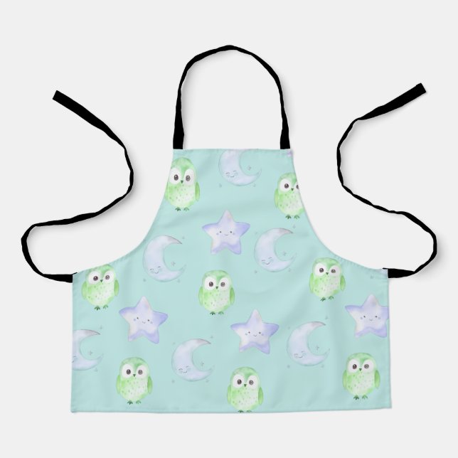 Tablier Chouette mignonne (Recto)