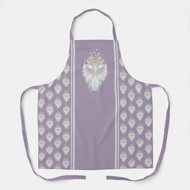 Tablier Chouette Oracle Pastel Purple (Recto)