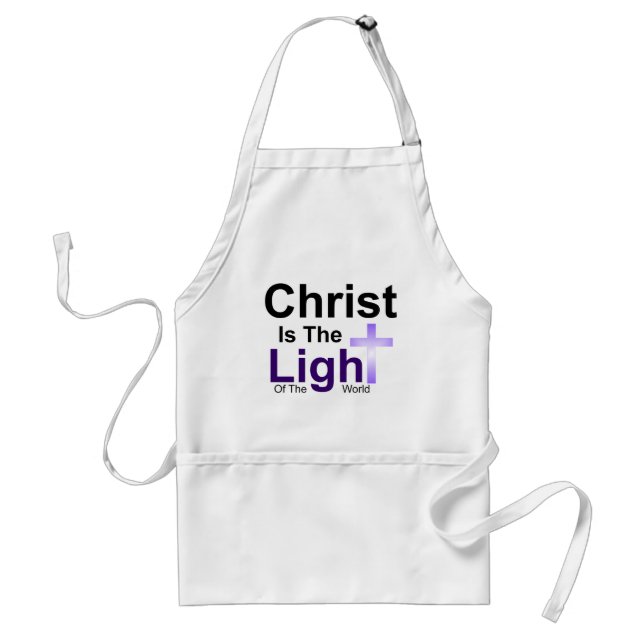 Tablier Christ est la lumière (Devant)