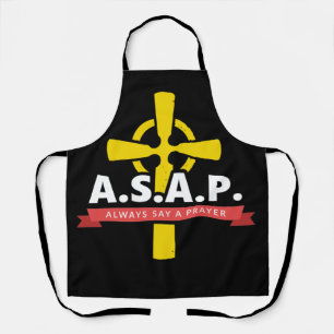 Tablier Christian Apron - Dire Toujours Une Prière