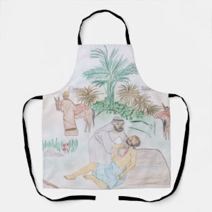Tablier Christian Artwork Le bon samaritain