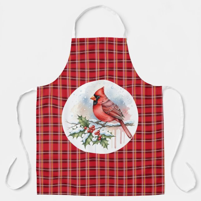 Tablier Christmas Cardinal (Recto)