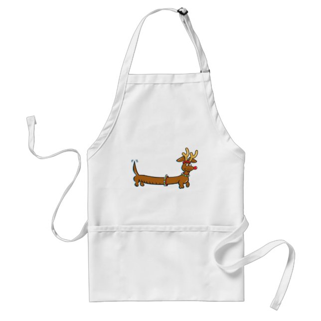 Tablier Christmas Dachshund (Devant)