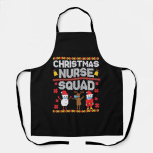Tablier Christmas Nurse Ugly Christmaser Vintage Christmas