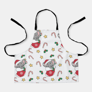 Tablier Christmas Snow Winter Animals Classic