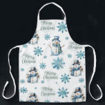 Tablier Christmas Snowman<br><div class="desc">Apron de Snowman de Noël</div>