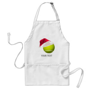 Tablier Christmas Tennis Ball Santa Hat