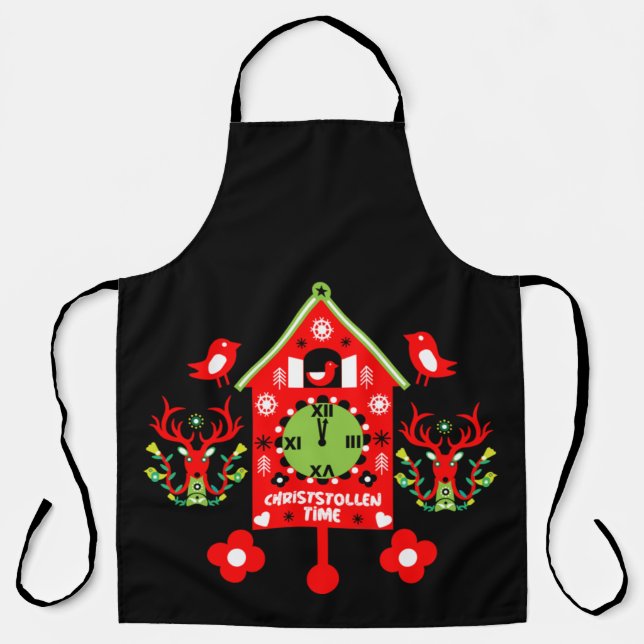 Tablier Christstollen Weihnachtsstollen Stollen Xmas Apron (Recto)