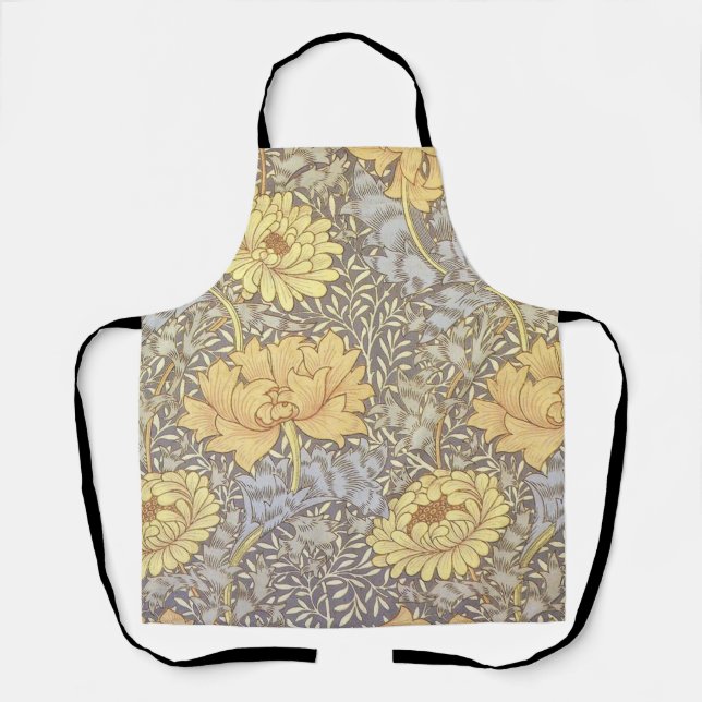 Tablier Chrysanthème Fleurs de Mère de William Morris (Recto)