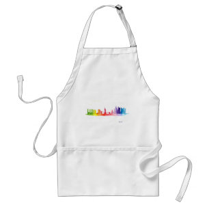 Tablier Ciel de New York Rainbow