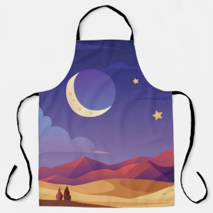Tablier Ciel nocturne étoilé
