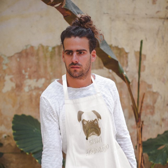 Tablier Cigar à puggy Grumpy AFICIONADO personnalisé (Créateur téléchargé)