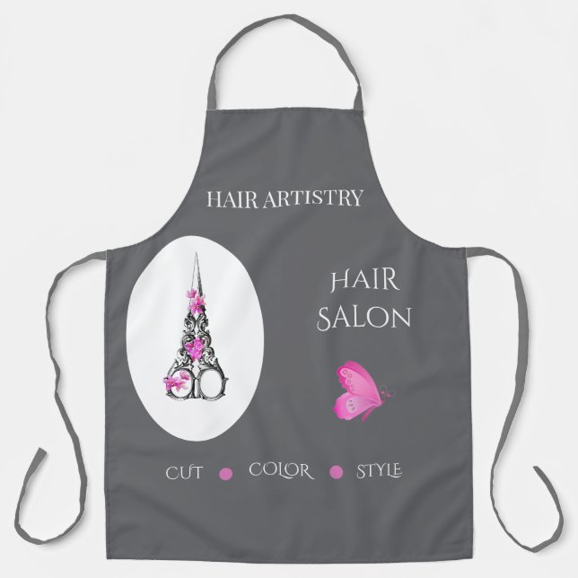 Tablier Ciseaux de la marque de salon de coiffure de luxe (Recto)
