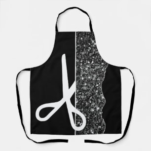 Tablier Ciseaux modernes Stylo cheveux noir