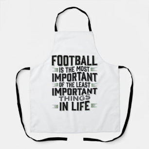 Tablier Citation de Football Typographie Vintage T-shirt D