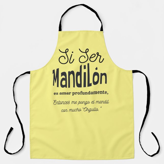 Tablier citation mandilon (Recto)