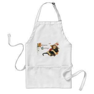 Tablier Citations de Halloween vintage