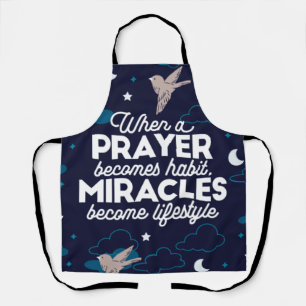 Tablier Citations de prière et de miracles