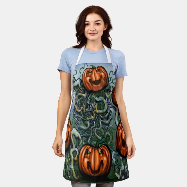 Tablier Citrouille Apron (Porté)