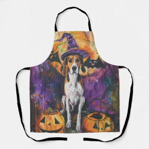 Tablier Citrouille d'Halloween américain Foxhound