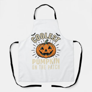 Tablier Citrouille d'Halloween la plus cool du jardin Vint