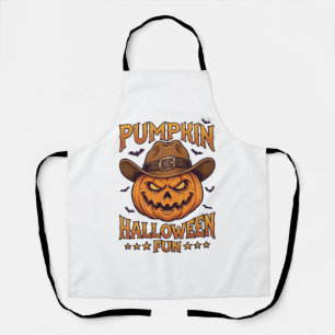 Tablier Citrouille Halloween Amusement Lanterne Jack Chape