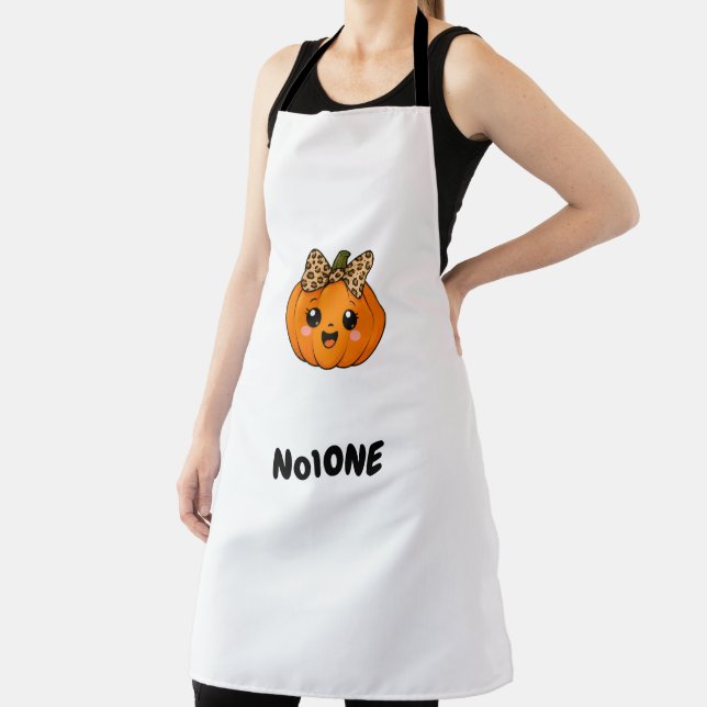 Tablier Citrouille miniature mignonne orange Halloween Per (Insitu)