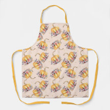 Citrouille pastel peach or polka dot fleurs chute