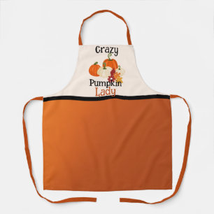 Tablier Citrouille personnalisée Lady Thanksgiving Holiday