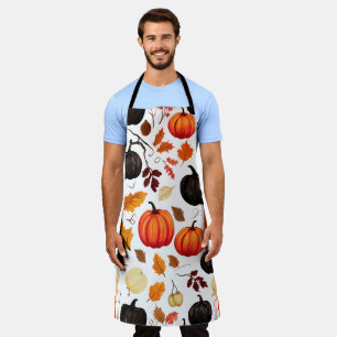 Tablier Citrouilles et feuilles d'automne
