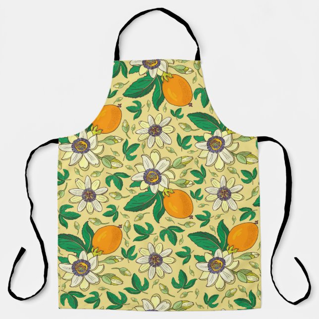 Tablier Citrouilles et Feuilles : Récolte d'automne (Recto)